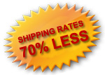 70% Less Shipping