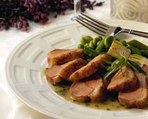 Duck Breast with Vegetables
