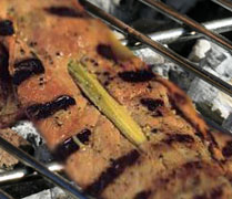 Duck Skewers on Grill
